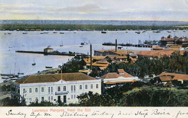 Lourenzo Marques, (Maputo/ Mozambique) from the hill around 1900