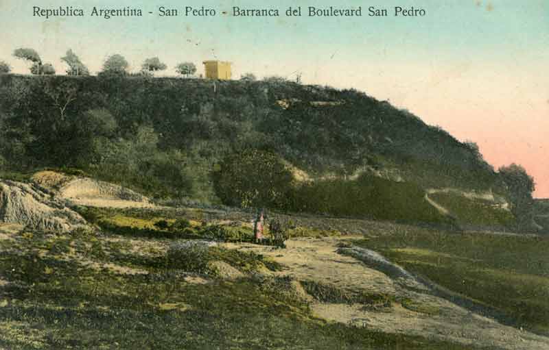 San Pedro, Rep. Argentina, Barranca del Boulevard San Pedro